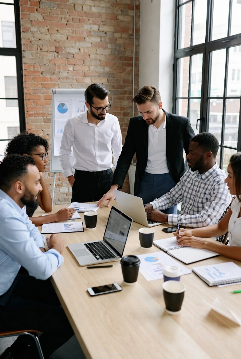 company team collaborating